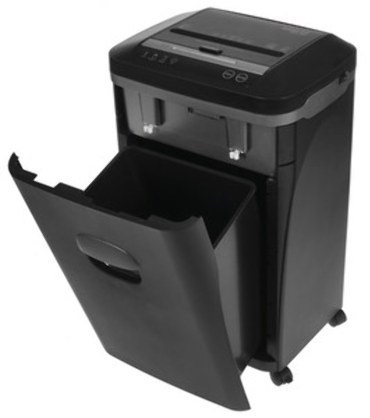 Шредер Office Kit SA80 2x10 (секр.P-5)/фрагменты/80лист./20лтр./скрепки/скобы/пл.карты/CD