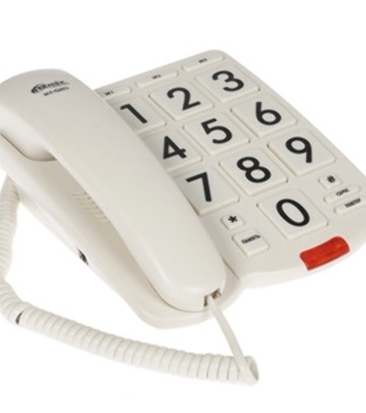 Телефон проводной Ritmix RT-520 черный
