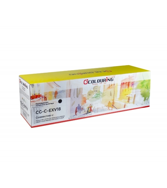Картридж лазерный Colouring CG-C-EXV18 черный (8400 копий) для принтеров Canon IR1020