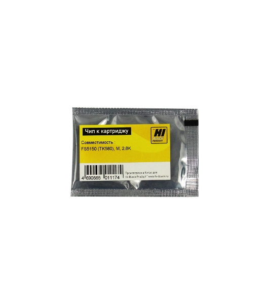 Чип к картриджу Kyocera FS-5150 (Hi-Black),new TK-580, 2.8K, M