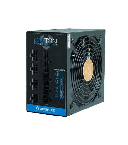 Блок питания Chieftec BDF-750C, 750Вт 80 PLUS Bronze, 140мм, модульный, черный