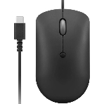 Мышь проводная Lenovo 400 черный, 2400 dpi, USB-C, кнопки - 4, фото14