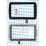 Сенсорное стекло (тачскрин) RP-254A-7.0-FPC-01, черное, фото3