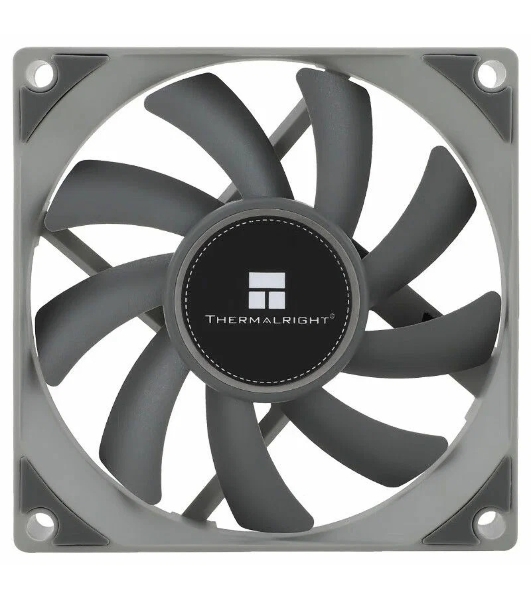 Вентилятор корпусный Thermaltight TL-8015 (80x80x15мм, 4-pin PWM, 28.4CFM, 23.3dBA, 2200RPM, Grey)