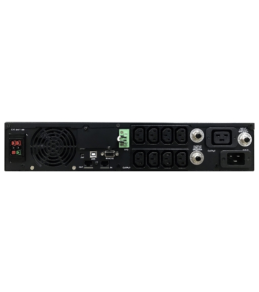 Источник бесперебойного питания Powercom Smart King RT SRT-2000A LCD 1800Вт 2000ВА черный