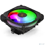 Кулер для процессора ExeGate Dark Magic EE400XL-PWM.RGb черный, 120 мм, алюминий, 2000 об/мин, 24 дБ, 4 pin, 125 Вт, 67 мм, фото 1