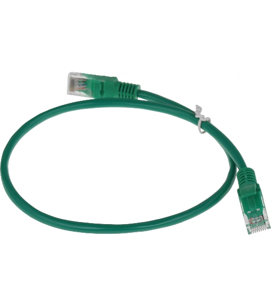 Патч-корд UTP Cablexpert cat.5e, 0.5м, литой, многожильный, зеленый