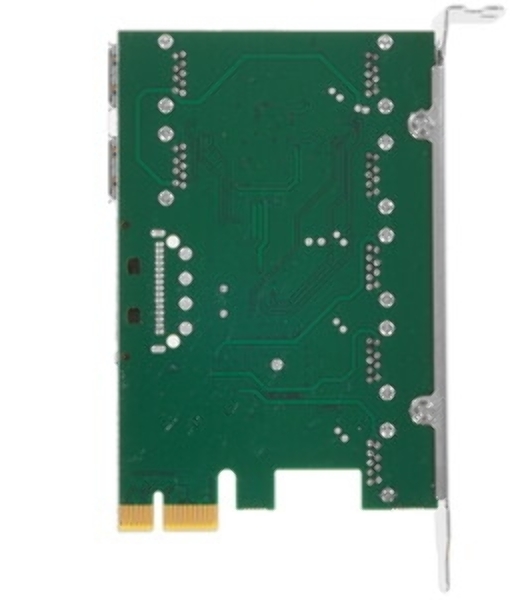 Контроллер ExeGate EXE-317 PCI-E 2.0, 5*USB 3.0 ext + 2*USB 3.0 int, разъем доп.питания (OEM)