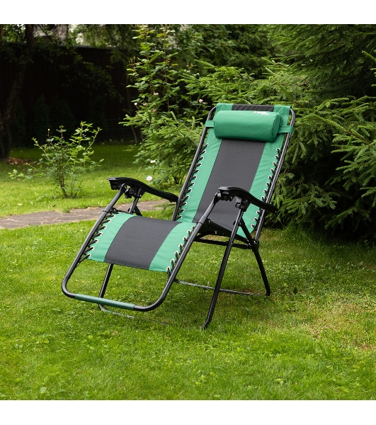 Кресло-шезлонг Palisad Camping складное, многопозиционное 160х63,5х109 cм