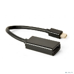 Переходник miniDisplayPort -> DisplayPort, Cablexpert A-mDPM-DPF4K-01, 4K, 20M/20F, длина 16см, черный, пакет, фото4