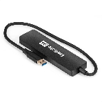 USB-концентратор 4-в-1 ExeGate DUB-4P/3 (кабель-адаптер USB3.0 --> 4xUSB3.0, Plug&Play, черный), фото3