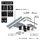 Настольное крепление ExeGate EDM2-3210-22G (кронштейн для двух мониторов 15'- 32', газовая пружина, VESA 75x75, 100x100 мм, нагрузка на один кронштейн 2-10 кг, наклон -45°/+90°, поворот-90°/+90°, вращение 360°, 2 способа крепления: сквозное и струбцина, черный), фото2