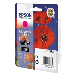 Картридж струйный Epson C13T17044A10 желтый (150 стр.) для Epson XP33/203/303
