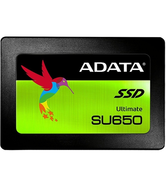 Накопитель SSD ADATA SU650, 480Gb, SATA III, 2.5', R/W 520/450