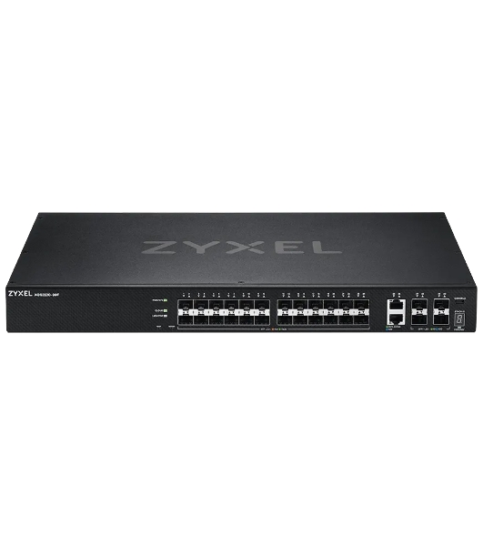 Коммутатор Zyxel XGS2220-30 L3 Access switch, rack 19', 24xRJ-45: 1G, 2xRJ-45: 1/2.5/5/10G, 4xSFP+, standalone/cloud management