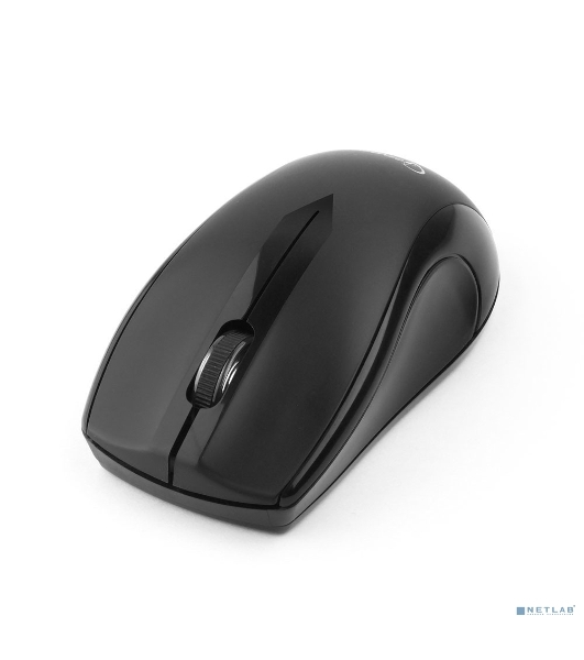 Мышь беспроводная Gembird MUSW-320 черный, 1000 dpi, радиоканал, USB, кнопки - 3