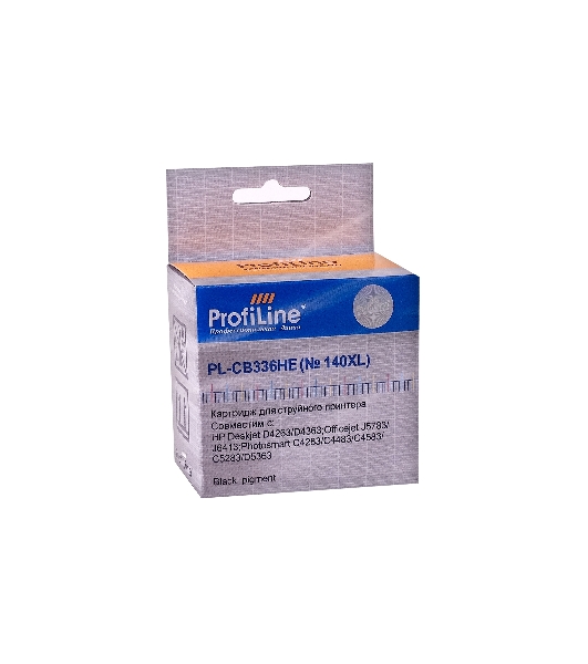 Картридж струйный ProfiLine PL-CB336HE №140XL для принтеров HP DJ D4263/D4363/Officejet J5783/J6413/Photosmart C4283/C4483/C4583/C5283C/D5363 Back пигмент