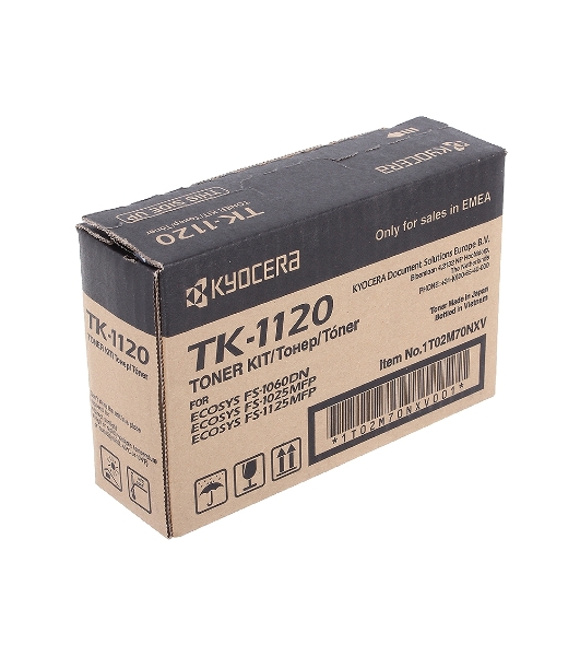 Картридж лазерный Kyocera TK-1120 (1T02M70NX0/1T02M70NXV/1T02M70NX1) черный для FS-1060DN/1025MFP/1125MFP 3000 стр.