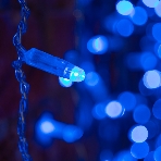 Гирлянда Neon-night 'Светодиодный Дождь' 2х1,5м, постоянное свечение, прозрачный провод, 230 В, диоды синие, 192 LED, фото2