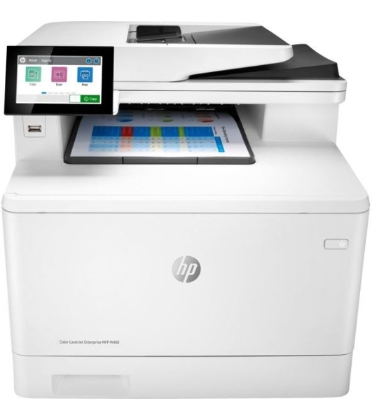 МФУ лазерное HP Color LaserJet Pro M480f (3QA55A), A4, цветной, печ. до 27 стр/мин., скан. до 29 стр/мин. (ч/б) 20 стр/мин. (цвет), 600 x 600 dpi, USB, RJ-45, Air Print, Mopria