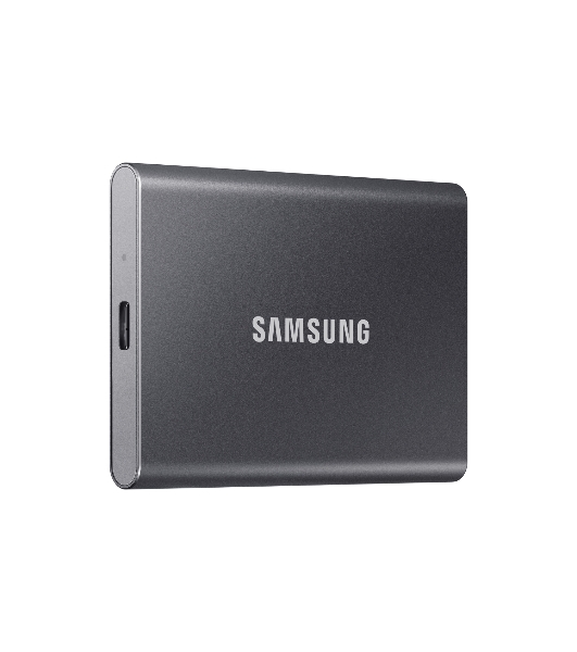 Внешний SSD Samsung T7, 2TB, USB 3.2 Gen 2 Type-C, R/W 1050/1000, титан