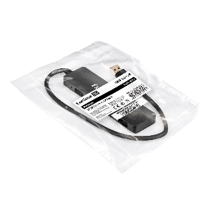 USB-концентратор 4-в-1 ExeGate DUB-4P/3 (кабель-адаптер USB3.0 --> 4xUSB3.0, Plug&Play, черный)