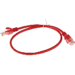 Патч-корд UTP Cablexpert cat.5e, 0.5м, литой, многожильный, красный, фото8