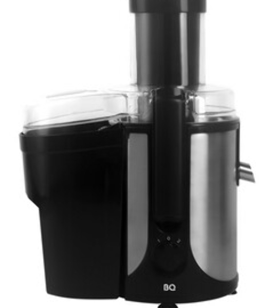 Соковыжималка BQ J1003 чёрный/стальной, центробежная, 1800 Вт, 1000 мл, механическое
