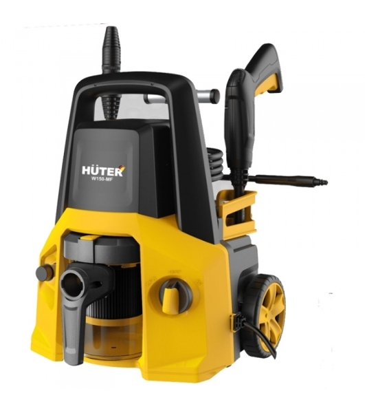 Минимойка-пылесос Huter W150-MF желтый/черный, 1700 Вт, 365 л/ч, 8 м