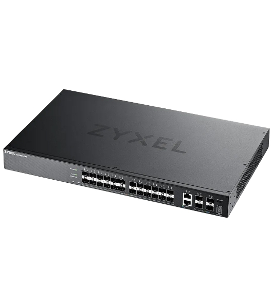 Коммутатор Zyxel XGS2220-30 L3 Access switch, rack 19', 24xRJ-45: 1G, 2xRJ-45: 1/2.5/5/10G, 4xSFP+, standalone/cloud management