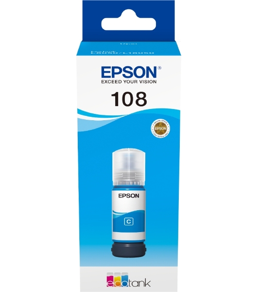 Контейнер с голубыми чернилами Epson C13T09C24A