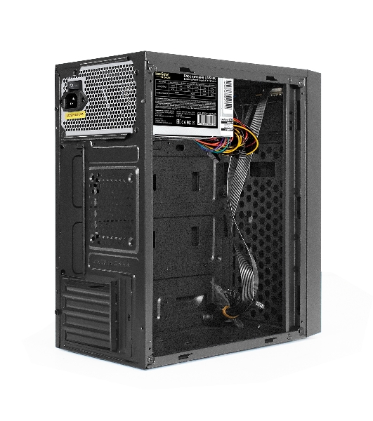 Компьютерный корпус Minitower ExeGate BAA-113-UNS400 (mATX, БП UNS400 с вент. 12см, 2*USB, аудио, черный)