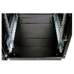 Шкаф телекоммуникационный напольный 18U (600x800) дверь стекло, черный (ШТК-М-18.6.8-1ААА-9005), фото4
