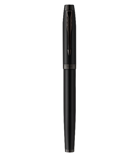 Ручка роллер Parker IM Achromatic T317 (CW2127743) Matt Black, F, черные чернила, подарочная коробка