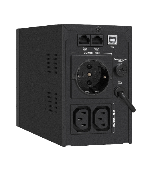 Источник бесперебойного питания ExeGate SpecialPro Smart LLB-1000.LCD.AVR.1SH.2C13.RJ.USB 1000VA/550W, LCD, AVR, 1*Schuko+2*C13, RJ45/11,USB, металлический корпус, черный
