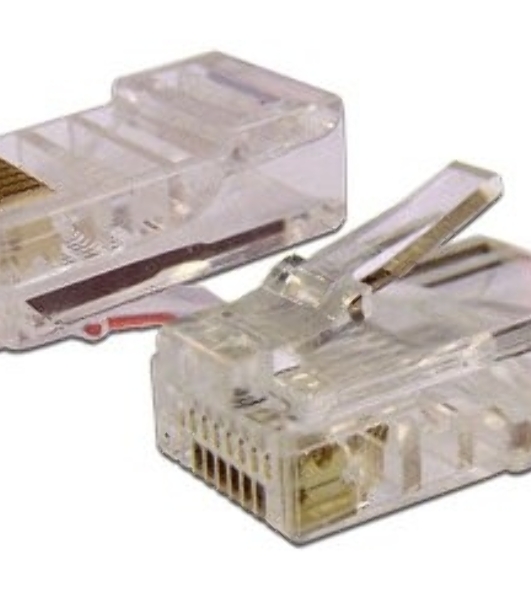 Коннектор медный LANMASTER TWT-PL45-8P8C UTP RJ45 cat.5e (упак.: 100 шт)