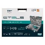 Набор инструментов STELS 141151/4'' 3/8'' 1/2'' cr-v s2 усиленный кейс 216 предм., фото21