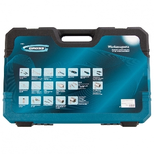Набор инструментов Gross 1/4', 1/2', CrV, 120 зубьев, 101 предмет