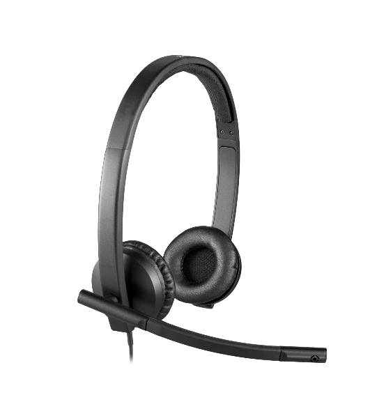 Гарнитура Logitech USB Headset H570e Stereo чёрный, проводная, USB
