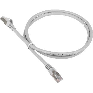 Кабель Patch cord Lanmaster TWT-45-45-1.5/S-GY 10 PCS 1.5м FTP Cat 5e серый