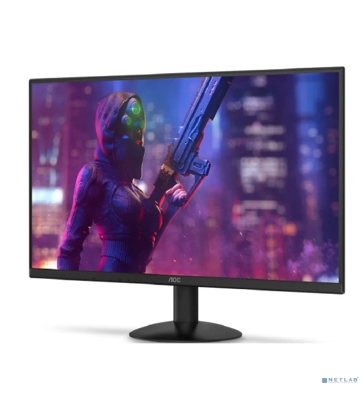 Монитор 27' AOC 27B30H3 IPS 1920x1080, 100 Гц, 1 мс, 16:9, 250 кд/м², HDMI 1.4, VGA, Adaptive-Sync, черный