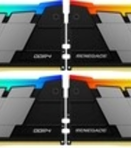 Оперативная память Kingston Fury Renegade, DDR4, 128GB (4x32GB), 3200MHz, CL16, DIMM, радиатор, черный