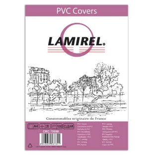Обложки для переплета Lamirel LA-78680 A4 прозрачный (100шт)