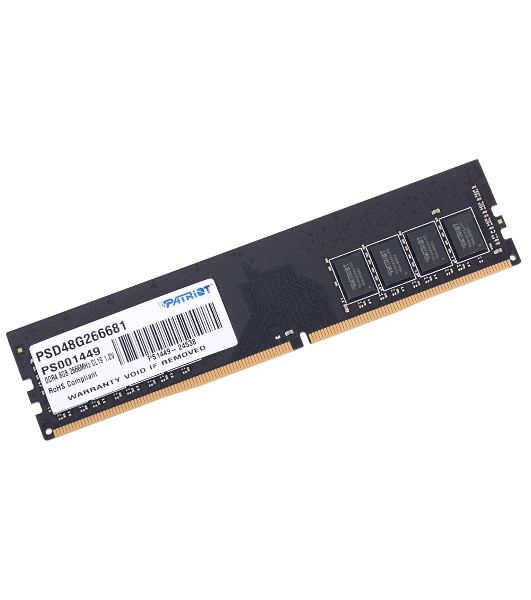 Оперативная память Patriot Signature, DDR4, 8GB (1x8 GB), 2666 MHz, CL19, DIMM
