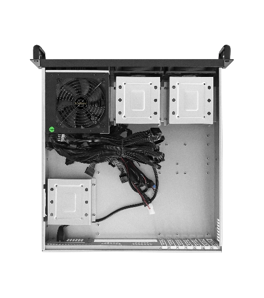 Серверный корпус ExeGate EX293922RUS Pro 3U450-09 (RM 19', высота 3U, глубина 450, БП 1100ADS, USB)