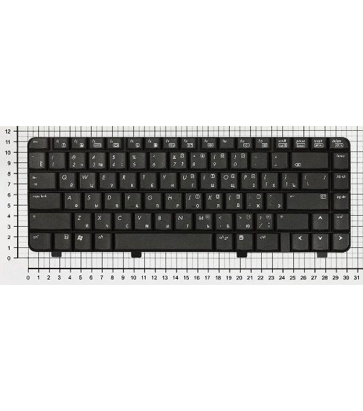 Клавиатура для ноутбука HP 500 510 520 черная
