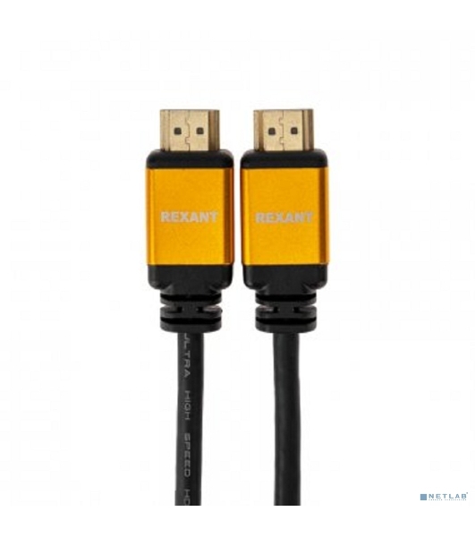 Кабель Rexant HDMI - HDMI 2.1 длина 3 метра GOLD