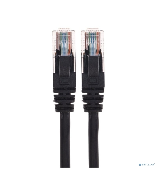 Патч-корд U/UTP Rexant cat.5e, RJ45-RJ45, 26AWG, ZH нг(А)-HF, черный, 1 м