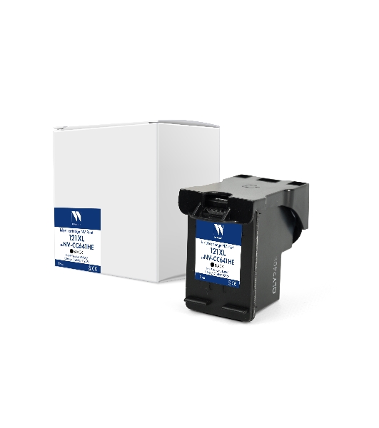 Картридж струйный NVPrint 121XL (NV-CC641HE) черный для HP DeskJet D1600/D1663/D2500/D2563/D2663/D5563/F2423/F2486/F2493/F4213/F4275/F4280/F4283/F4583 (18 мл) совместимый