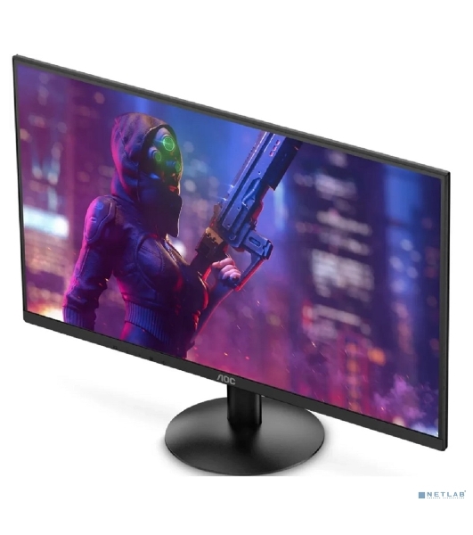 Монитор 27' AOC 27B30H3 IPS 1920x1080, 100 Гц, 1 мс, 16:9, 250 кд/м², HDMI 1.4, VGA, Adaptive-Sync, черный